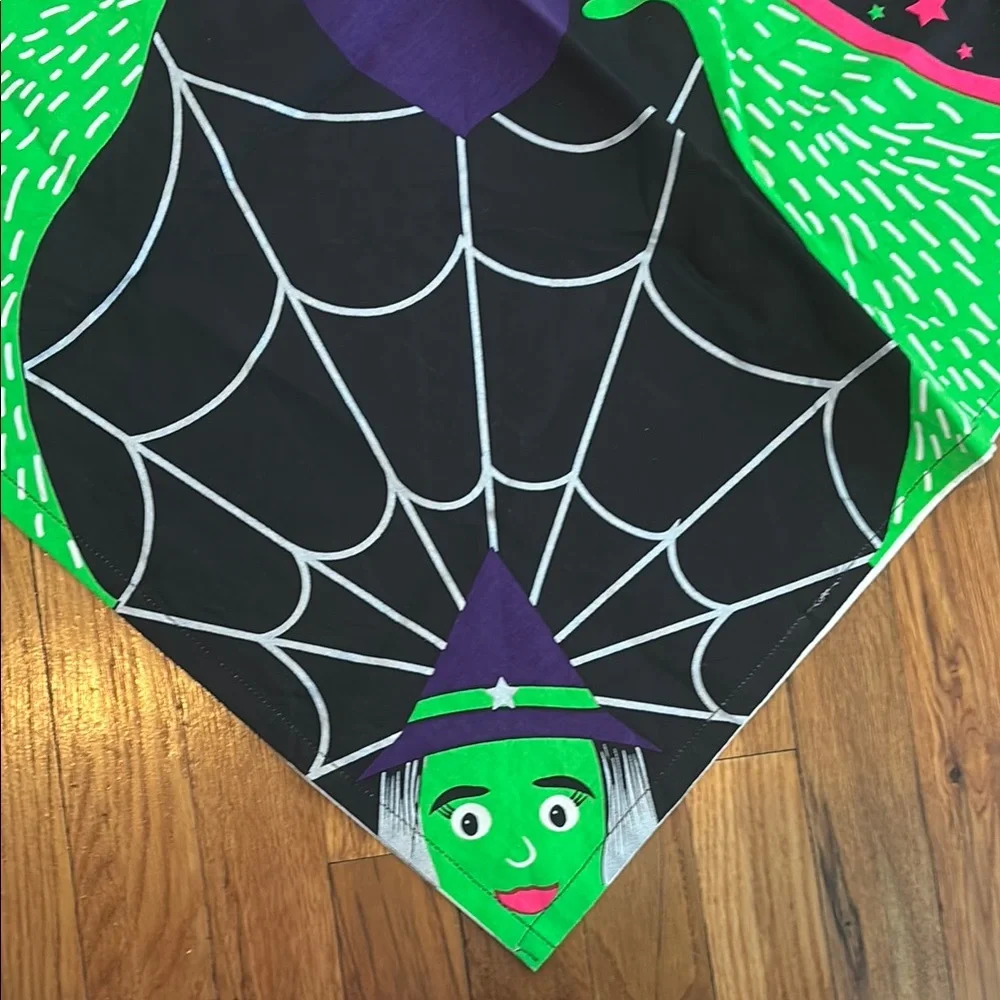 Lush Organic Cotton Fabric Halloween shawl